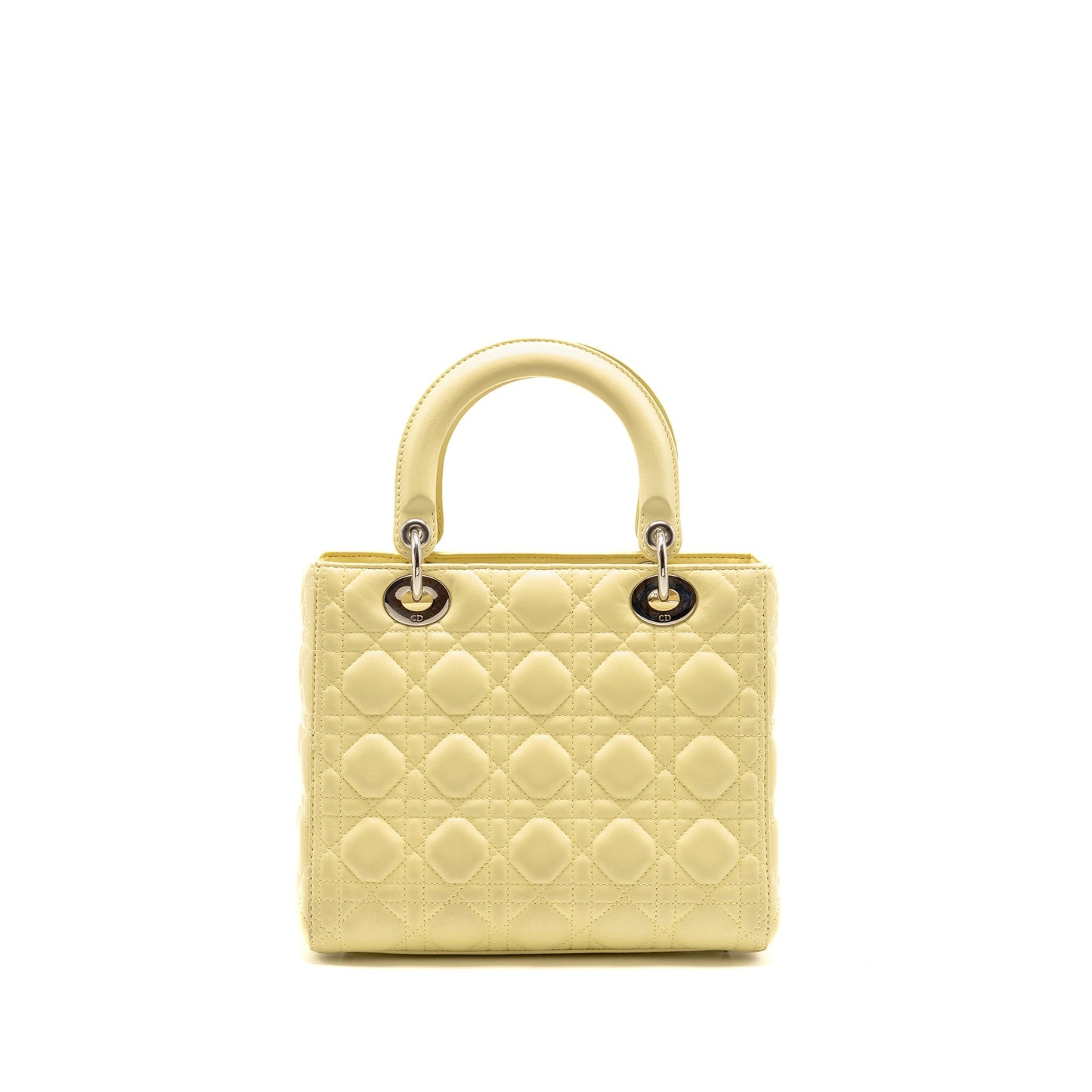 Dior Medium Lady Dior Lambskin Light Yellow