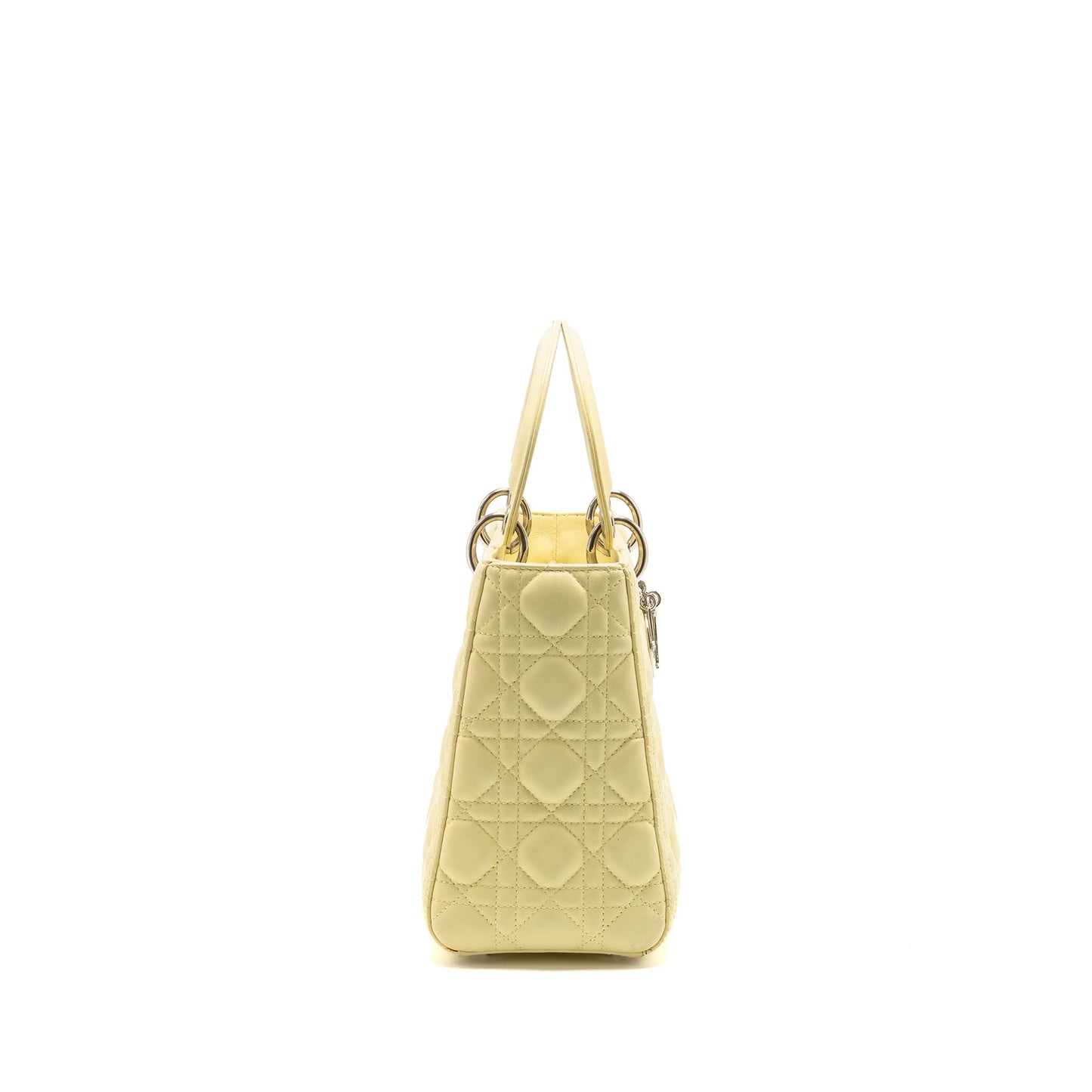 Dior Medium Lady Dior Lambskin Light Yellow