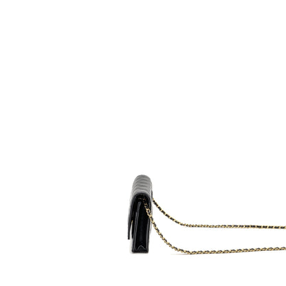 Chanel Classic Wallet on Chain Caviar Black GHW (Microchip)