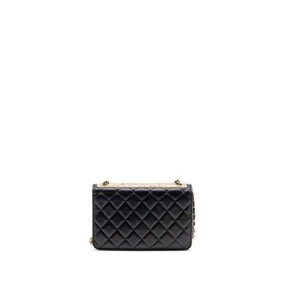 Chanel Trendy CC Wallet on Chain Lambskin Black LGHW (Microchip)