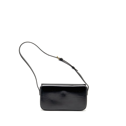CELINE Triomphe Mini Purse Calfskin Black