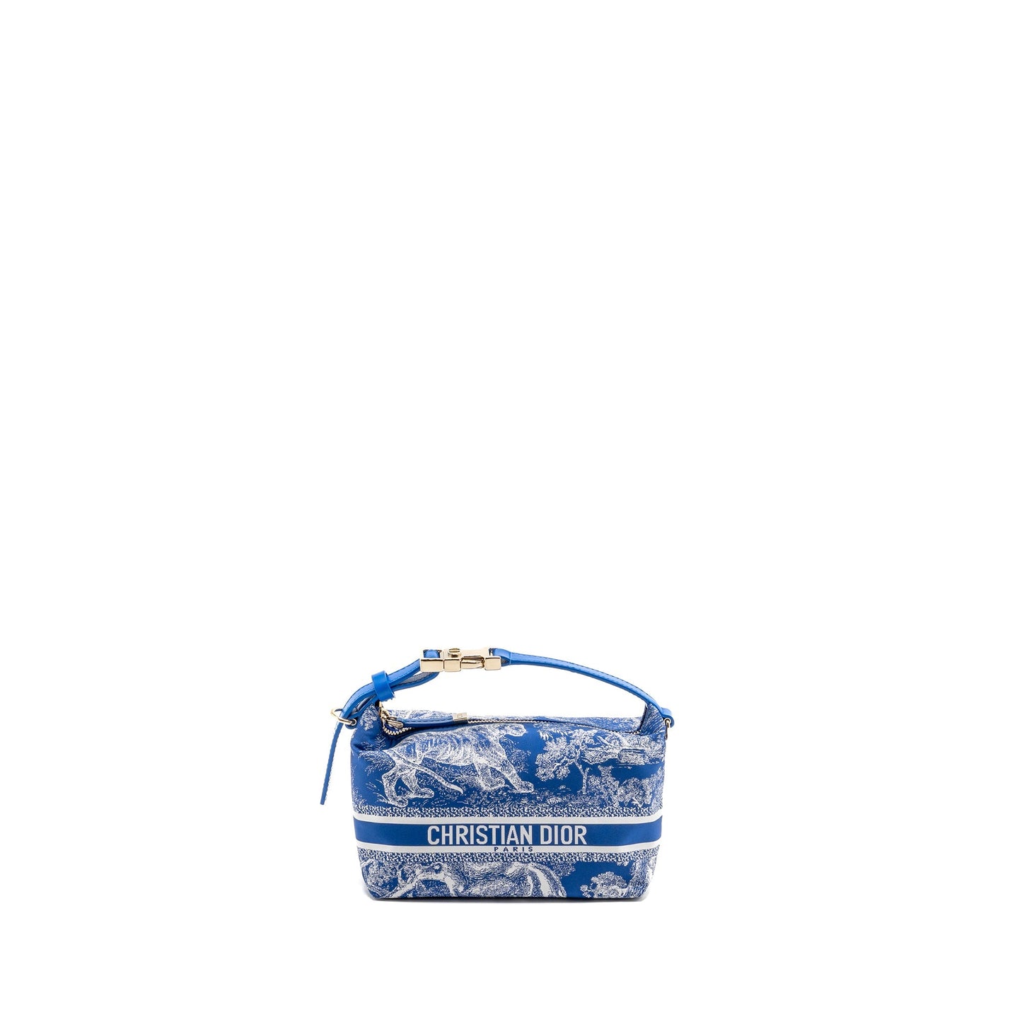 Dior Small Diortravel Nomad Pouch Technical Fabric Blue