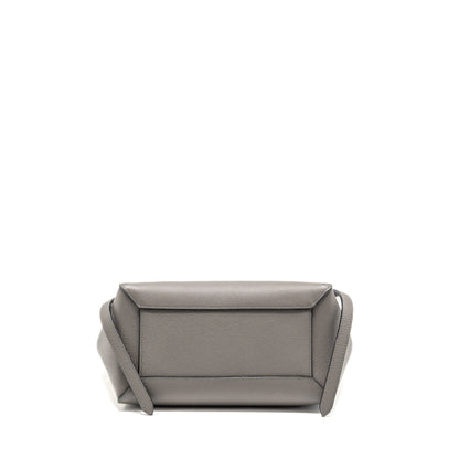 Celine Micro Belt Purse Calfskin Dark Grey