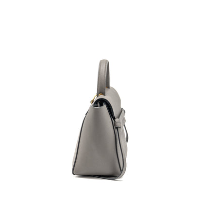 Celine Micro Belt Purse Calfskin Dark Grey