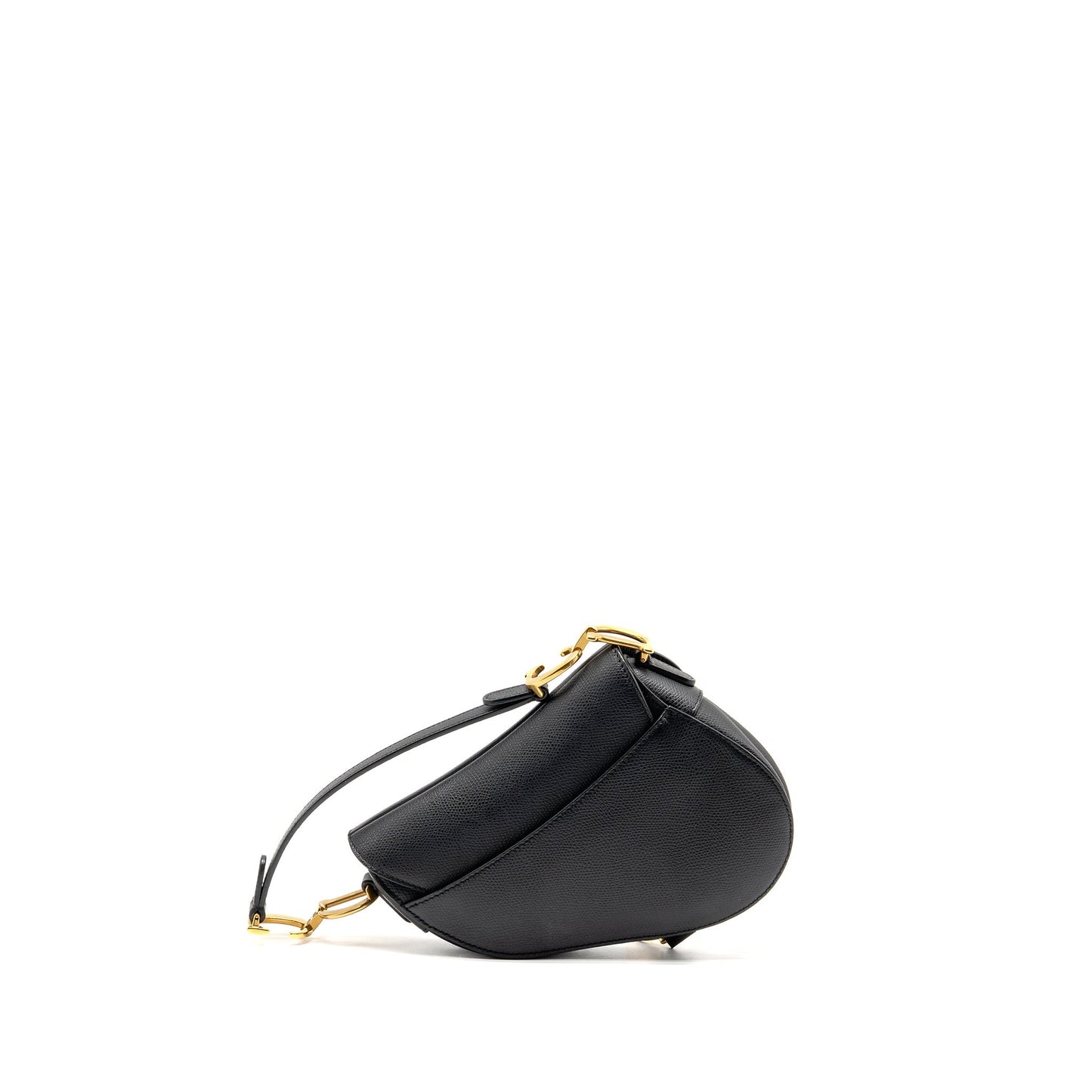 Dior Mini Saddle grained Calfskin black