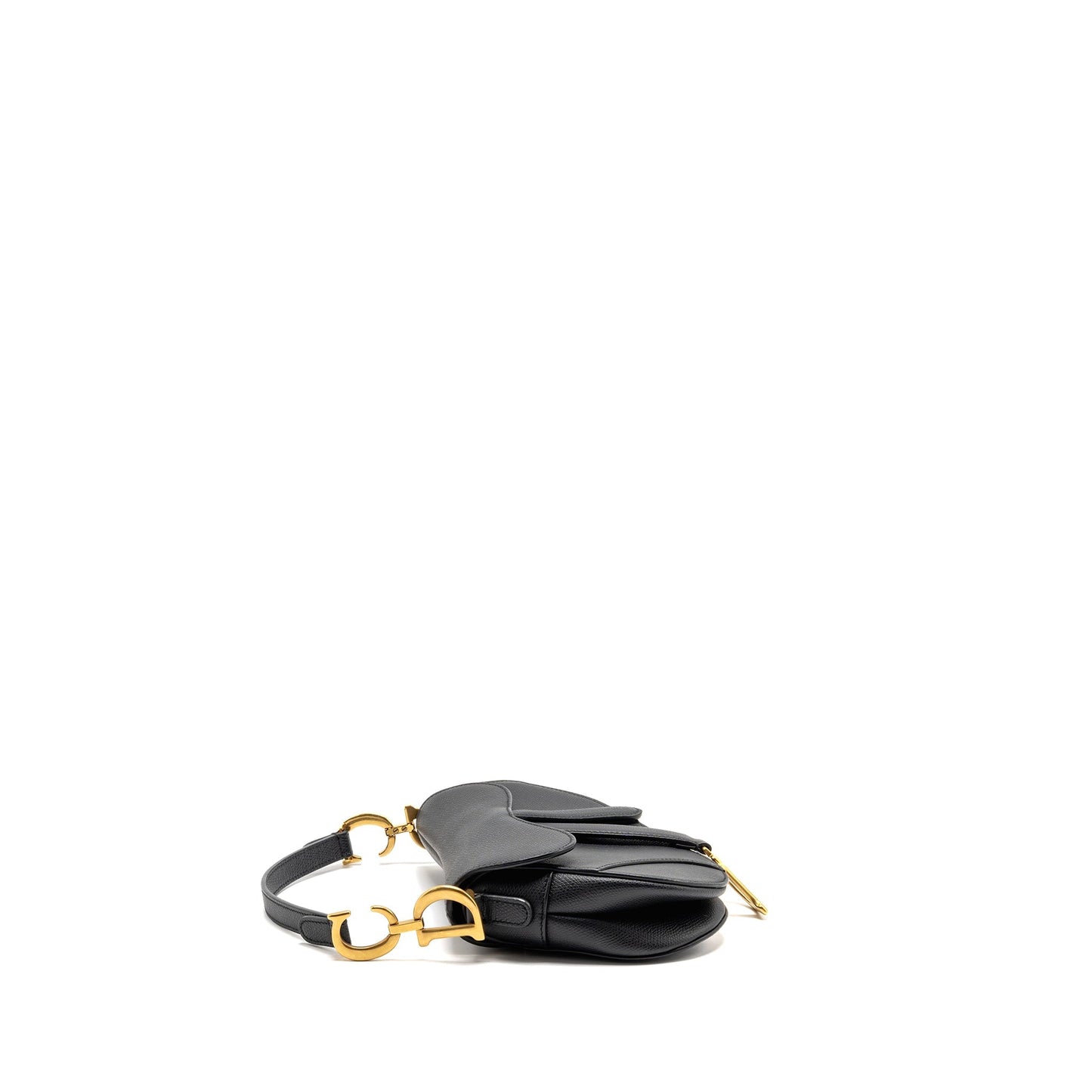 Dior Mini Saddle grained Calfskin black