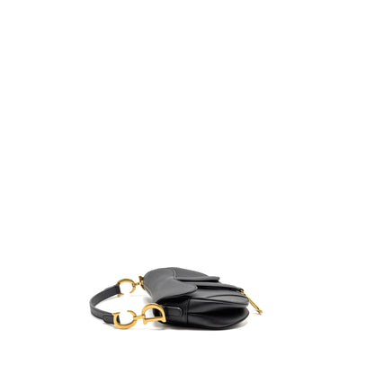 Dior Mini Saddle grained Calfskin black