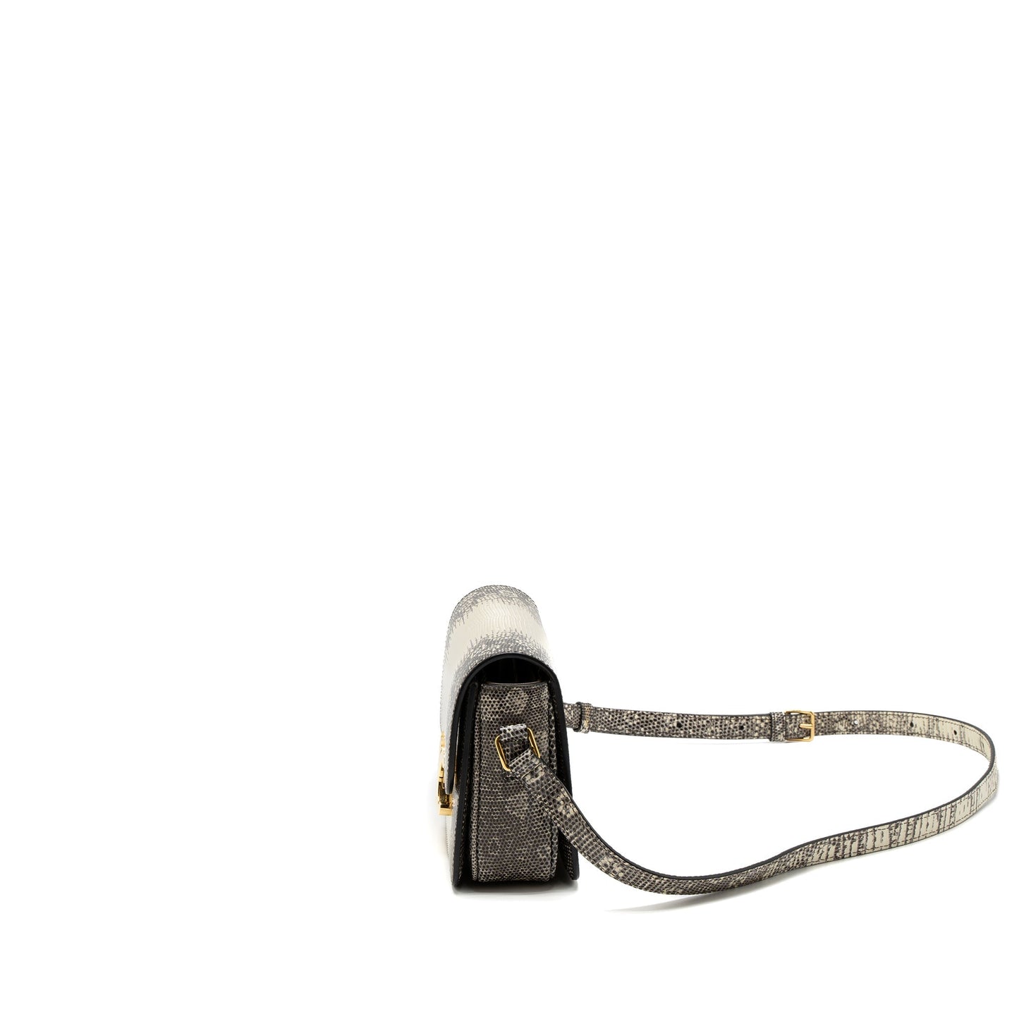 Celine Teen Triomphe Purse Lizard Natural Colour