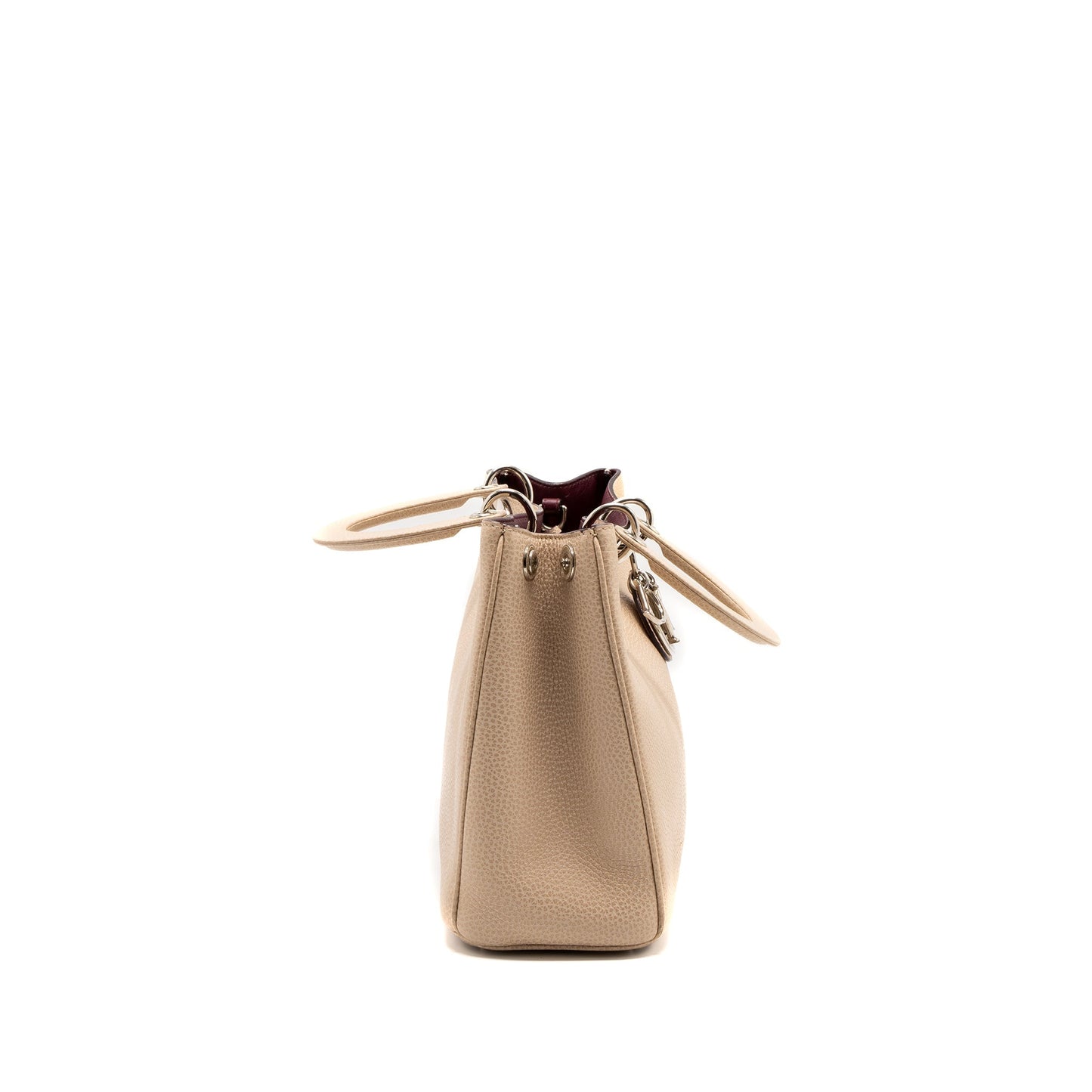 Dior Diorissimo Purse Calfskin Beige/Pink