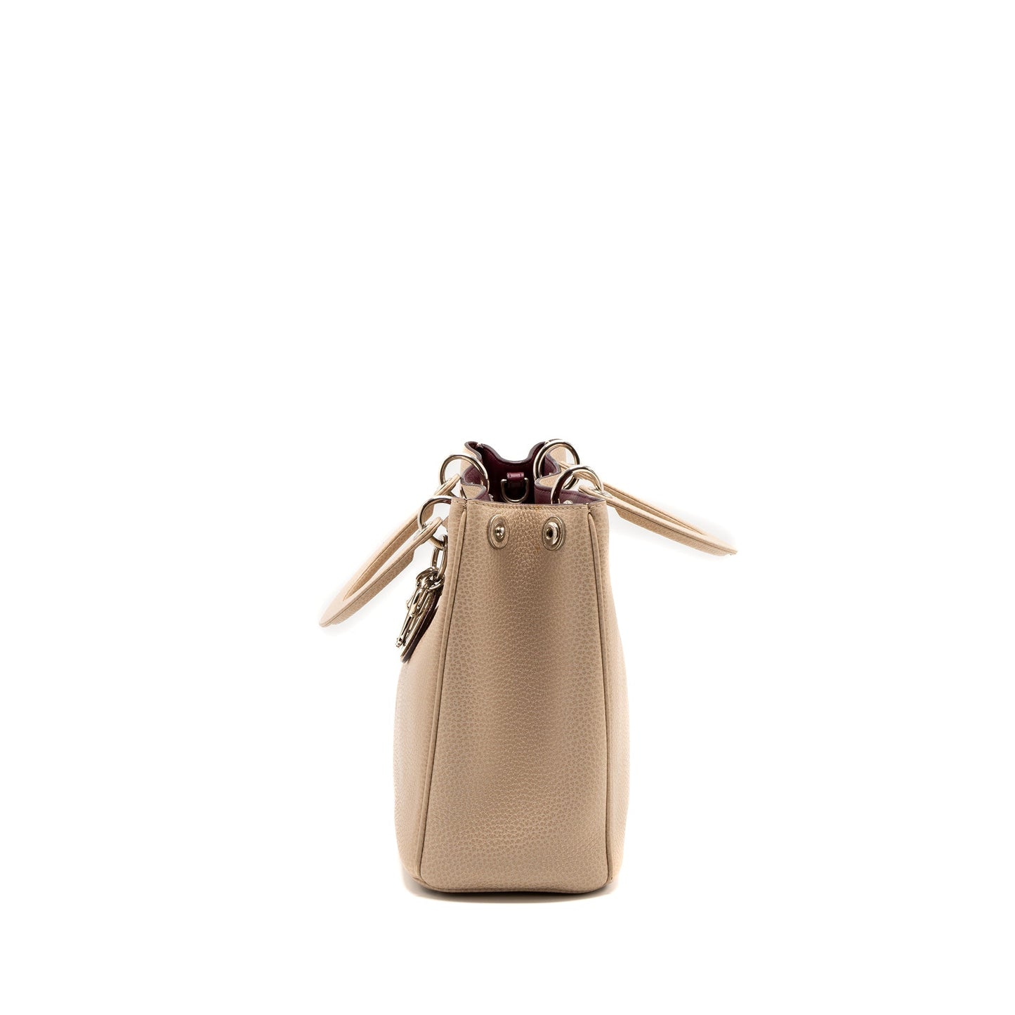Dior Diorissimo Purse Calfskin Beige/Pink