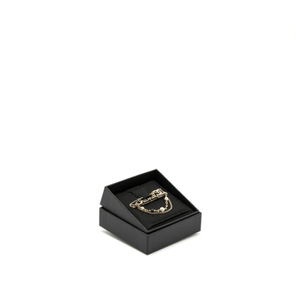 Chanel Pearl Drop Brooch Light Gold Tone