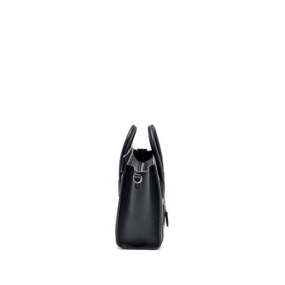 Celine nano luggage Purse calfskin black