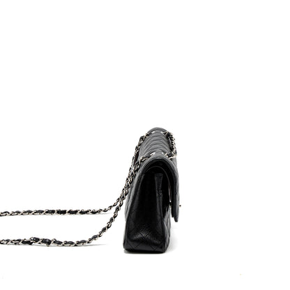 Chanel Medium Classic Double Flap Bag Caviar Black SHW