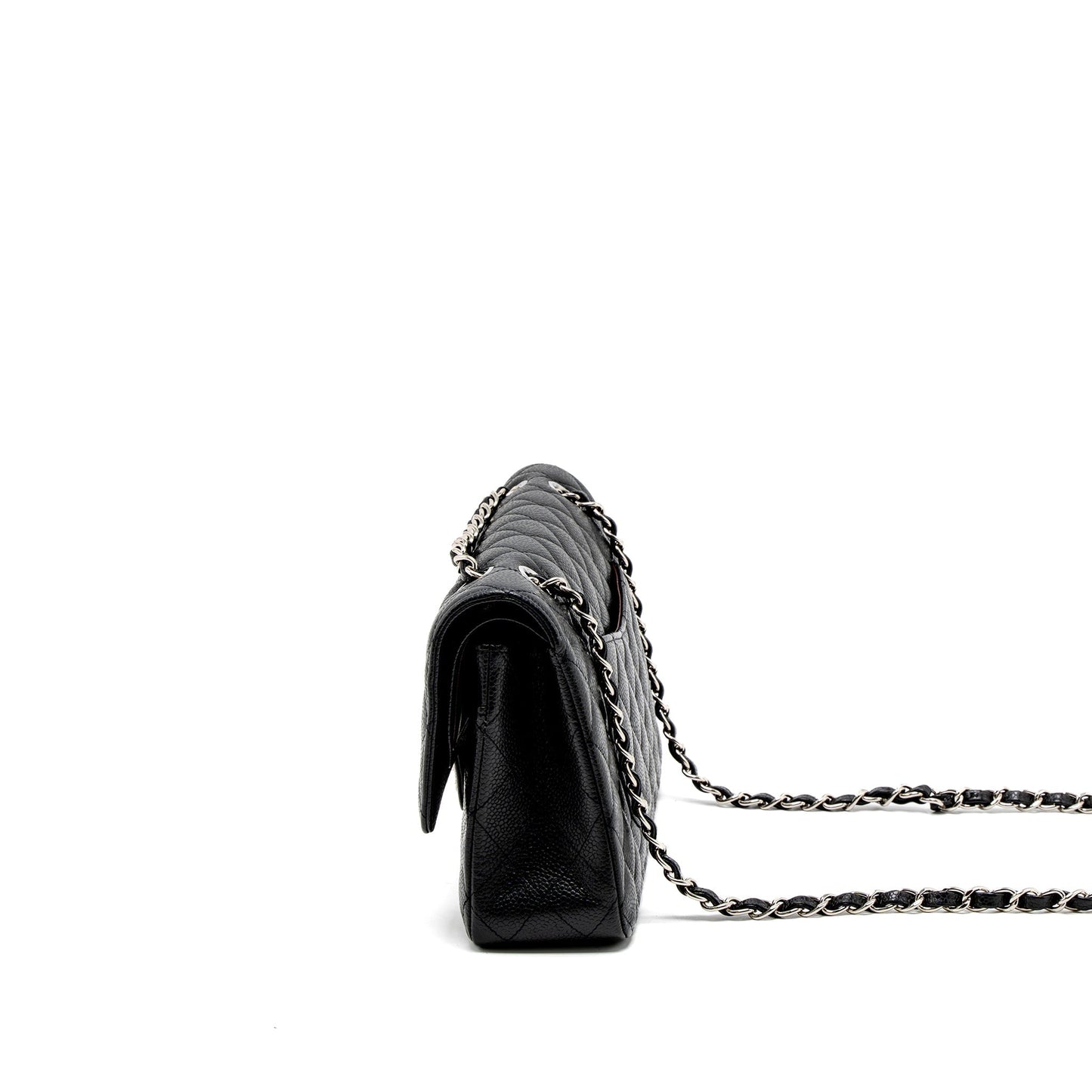 Chanel Medium Classic Double Flap Bag Caviar Black SHW