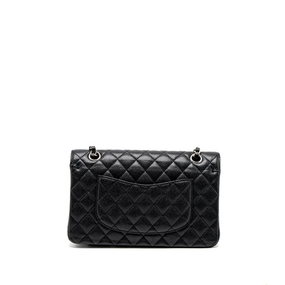 Chanel Medium Classic Double Flap Bag Caviar Black SHW