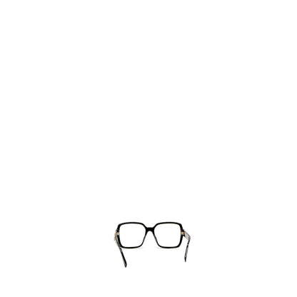 Chanel 5408-A Square Glasses Frame Letter Black GHW