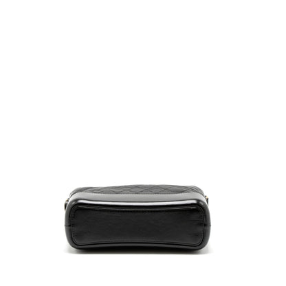 Chanel Large Gabrielle Hobo Bag Aged Calfskin Black Multicolour Hardware