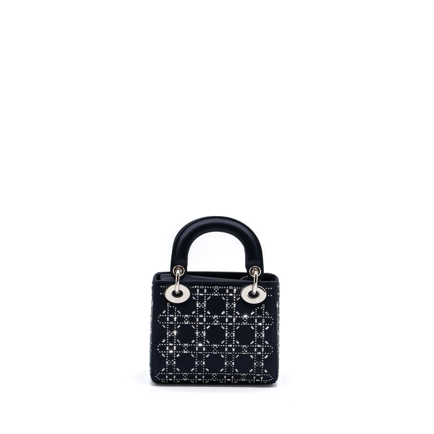 Dior Mini Lady Dior Satin Crystal Dark Blue