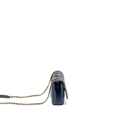 Chanel Filigree flap bag Caviar Navy/black GHW