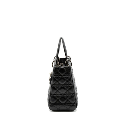 Dior Medium Lady Dior Lambskin Black