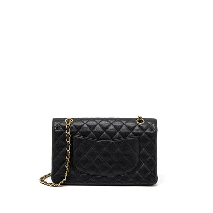 Chanel Medium Classic Double Flap Bag Caviar Black GHW