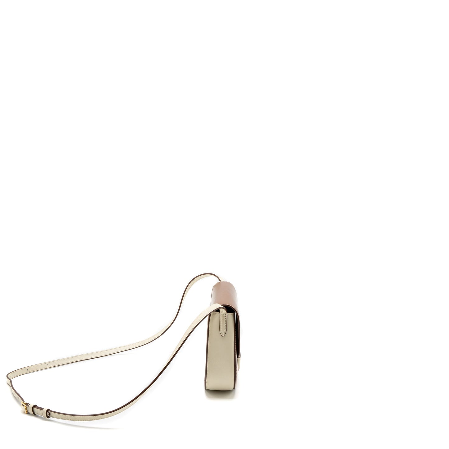 Celine Small Trotteur Purse Calfskin Brown/Multicolour