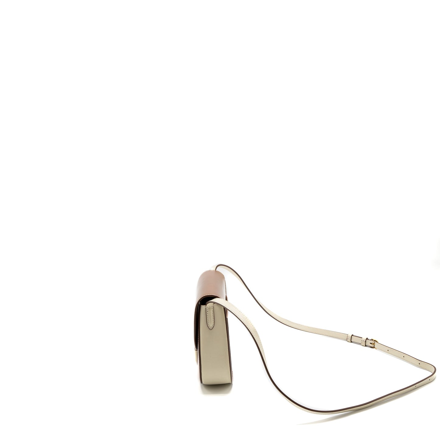 Celine Small Trotteur Purse Calfskin Brown/Multicolour