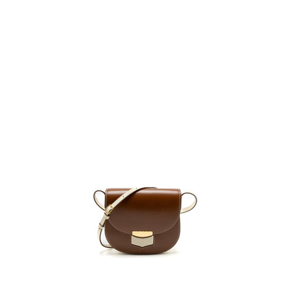 Celine Small Trotteur Purse Calfskin Brown/Multicolour