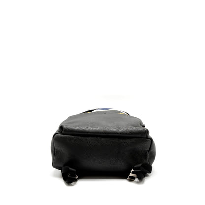 Fendi Large Backpack Calfskin/Fur/Crocodile Black/Multicolour