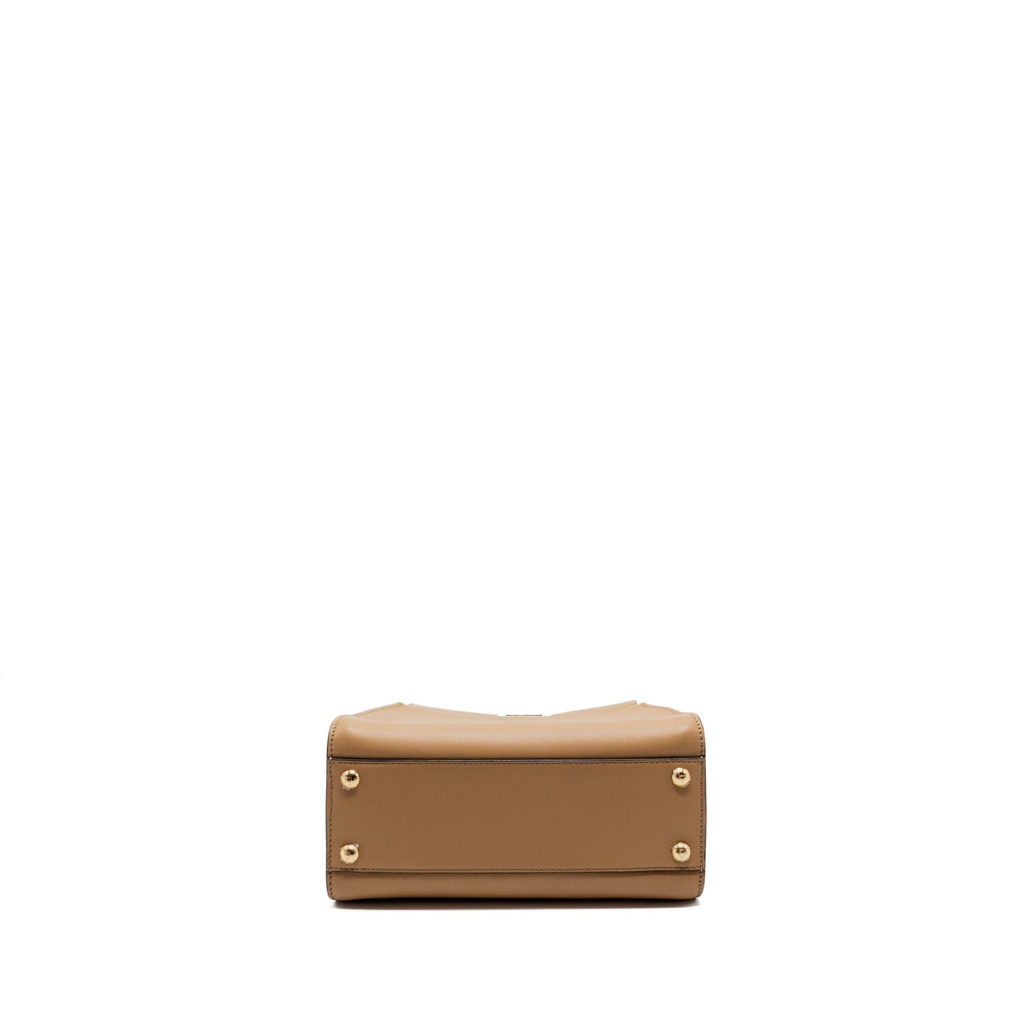 Fendi Mini Peekaboo Calfskin Beige