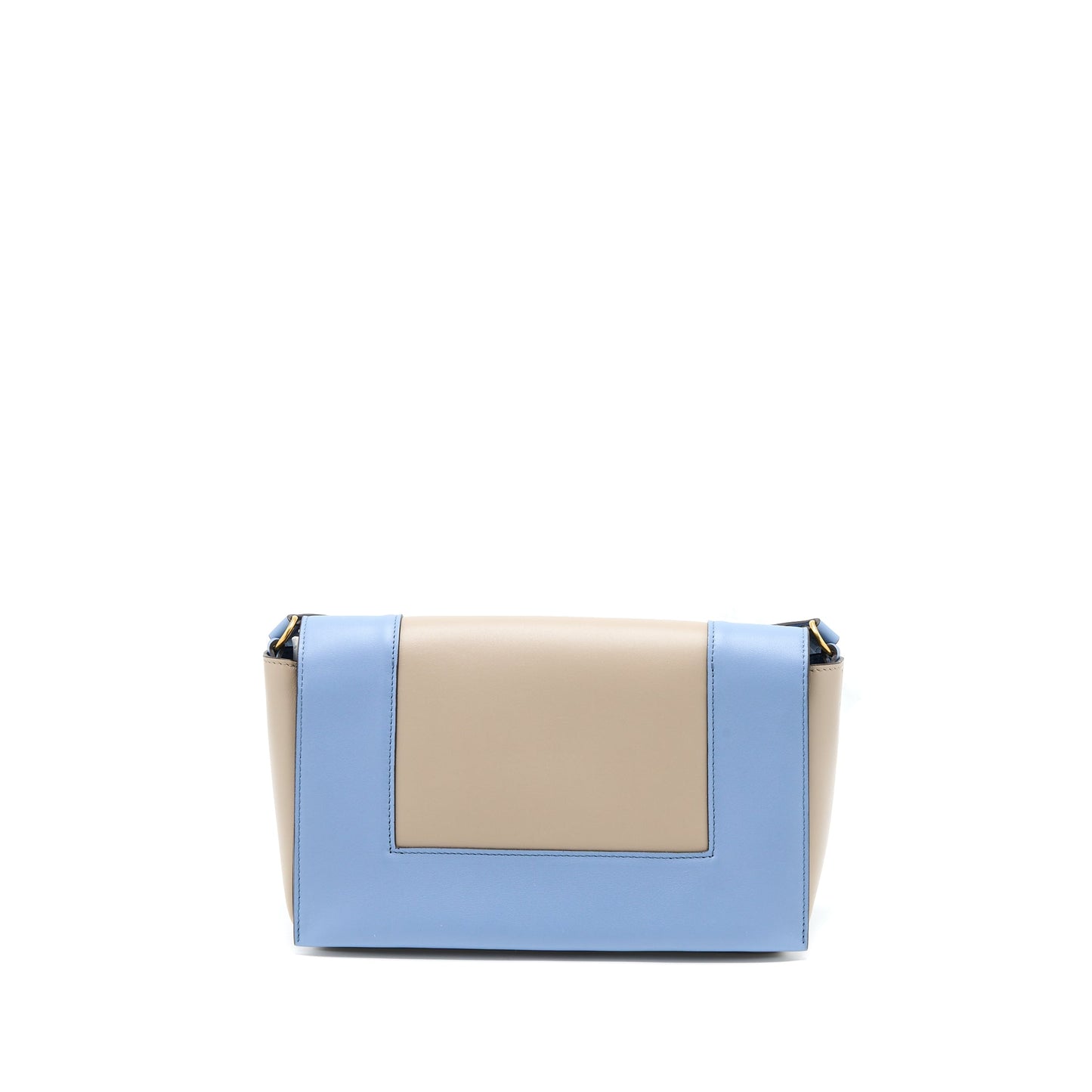 Celine Medium Frame Purse Multicolour Blue/Light Taupe