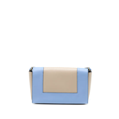 Celine Medium Frame Purse Multicolour Blue/Light Taupe