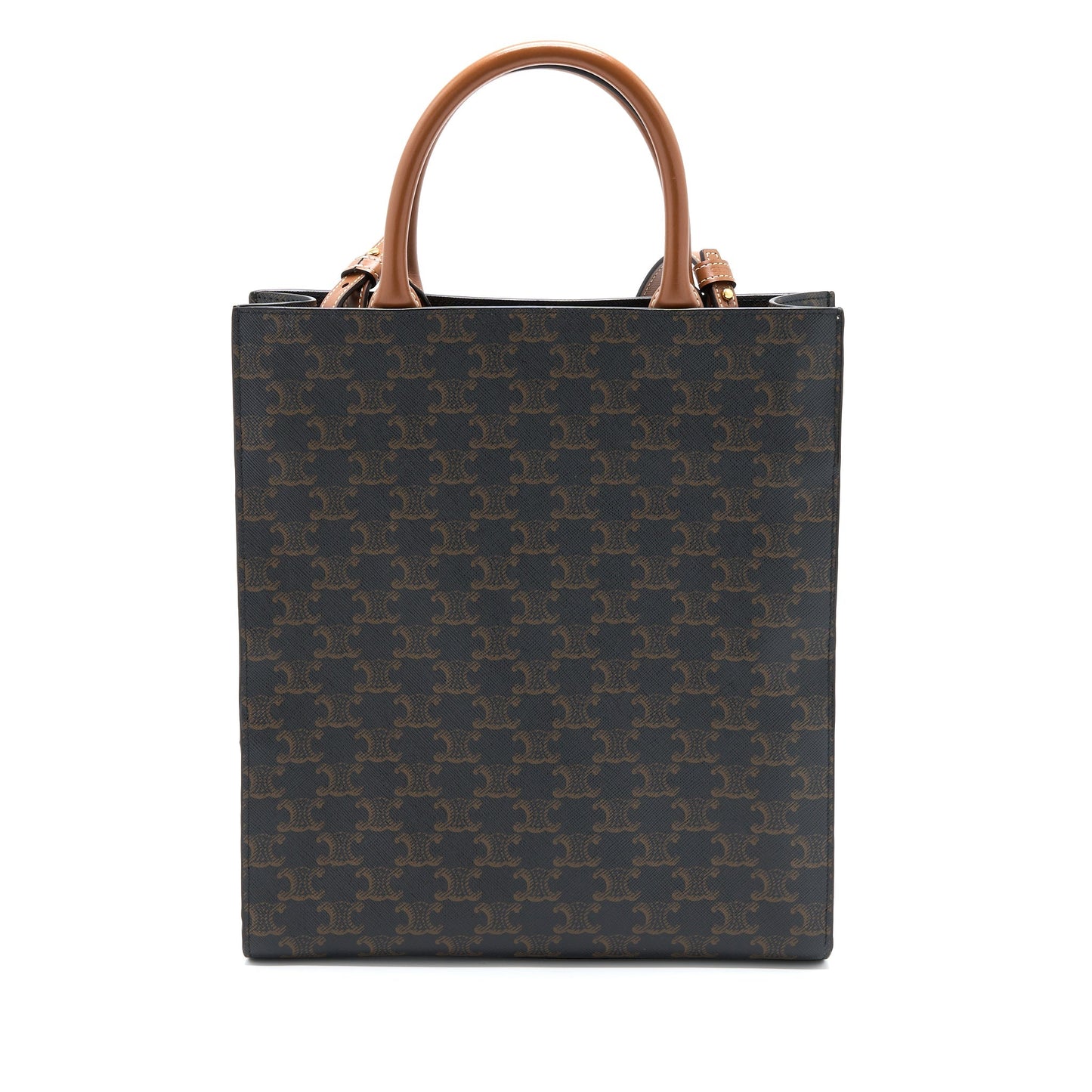 Luxury CELINE Vertical Cabas Triomphe Canvas