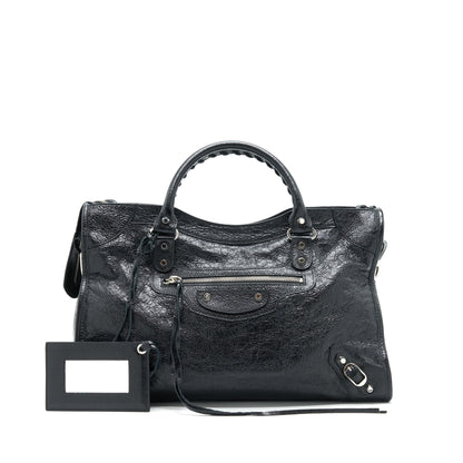 Balenciaga Giant City Purse Black