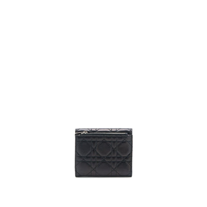 Dior Compact Wallet Lambskin Black/Pink