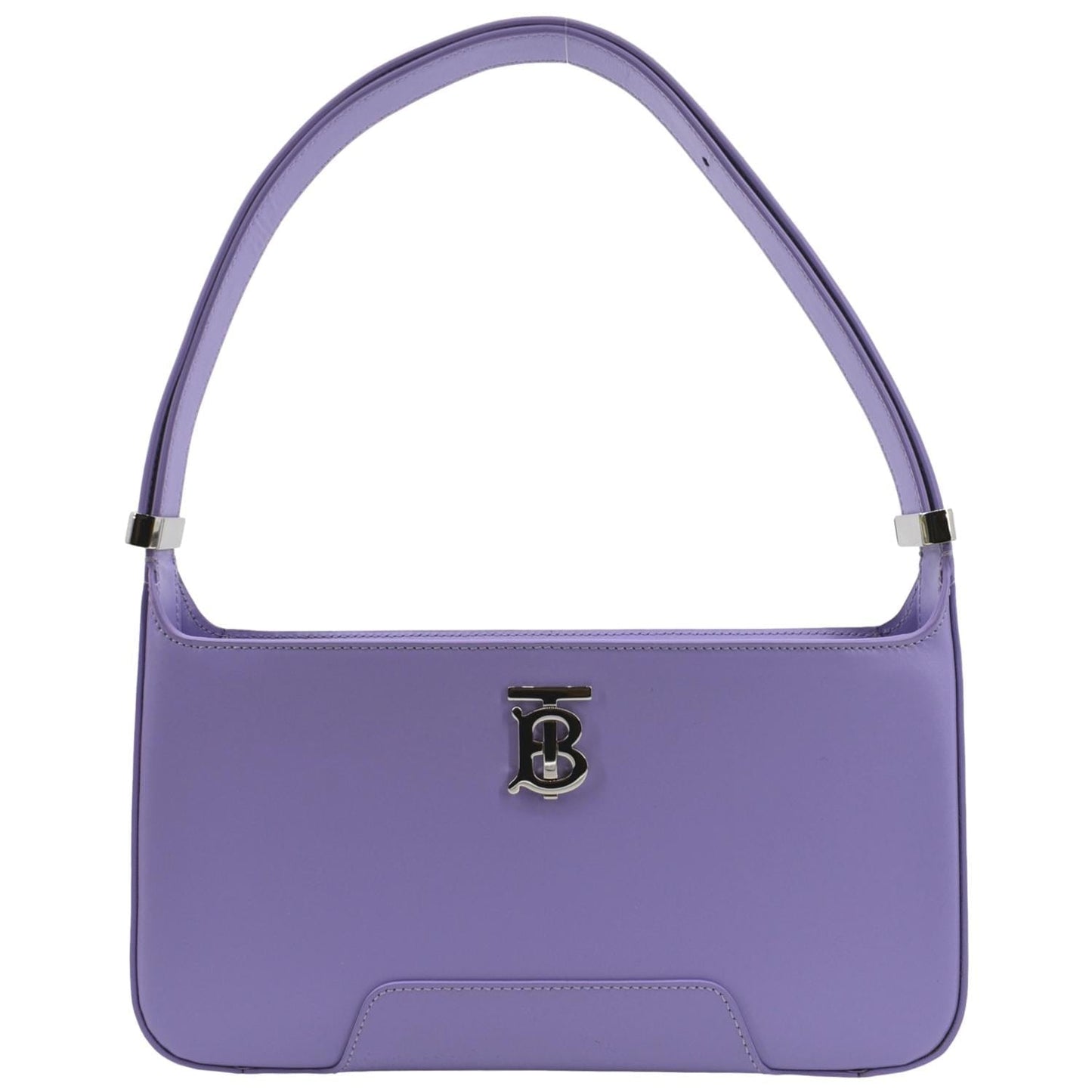 BURBERRY Medium TB Leather Shoulder Bag Soft Violet