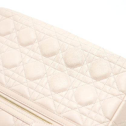 Christian Dior Cannage Leather Miss Dior Flap Bag in Light pink LGHW