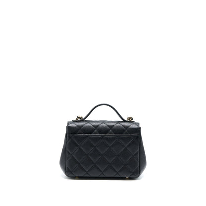 Chanel Small Business Affinity Caviar Black LGHW (Microchip)