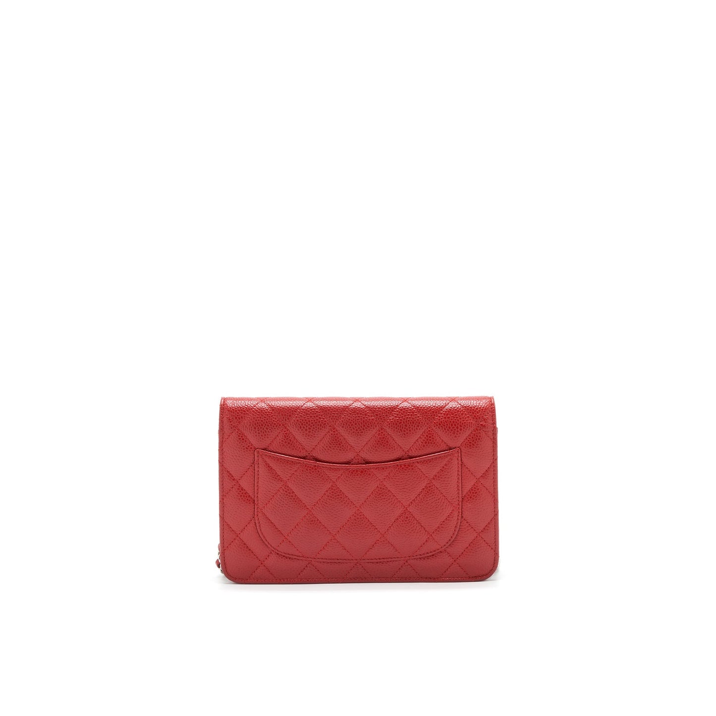 Chanel Wallet on chain Caviar Red HW serial 18