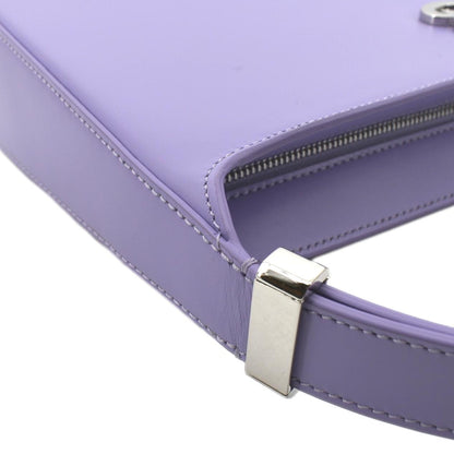 BURBERRY Medium TB Leather Shoulder Bag Soft Violet