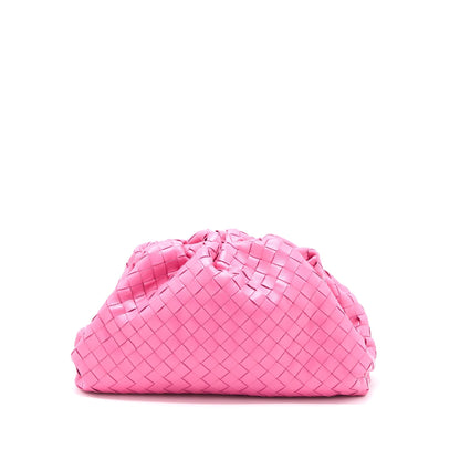Bottega Veneta Clutch Interccato Pink