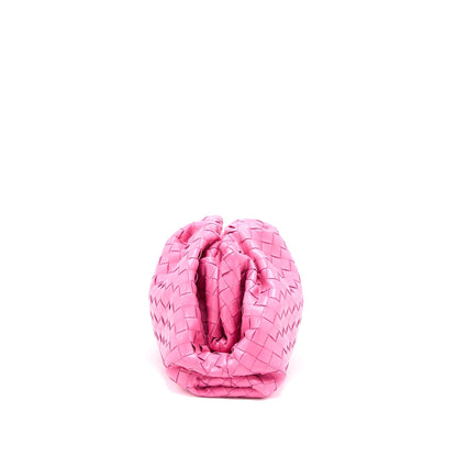 Bottega Veneta Clutch Interccato Pink