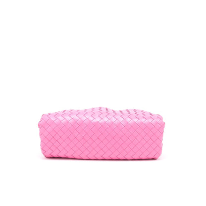 Bottega Veneta Clutch Interccato Pink