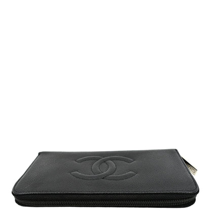 CHANEL Timeless CC Zipped Organizer Wallet Black