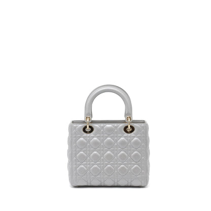 Dior Medium Lady Dior Lambskin Grey