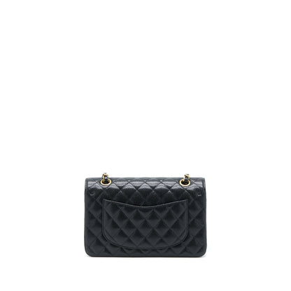 Chanel Small Classic Double Flap Bag Caviar Black GHW (Microchip)