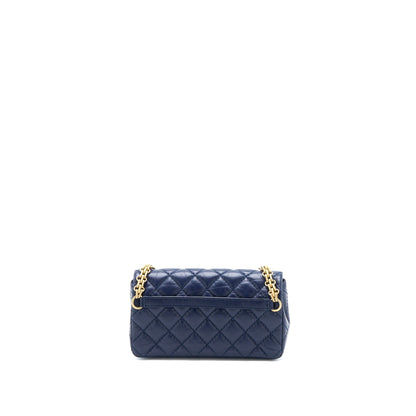 Chanel 2.55 Reissue Mini Waist Belt Bag Aged Calfskin Navy GHW