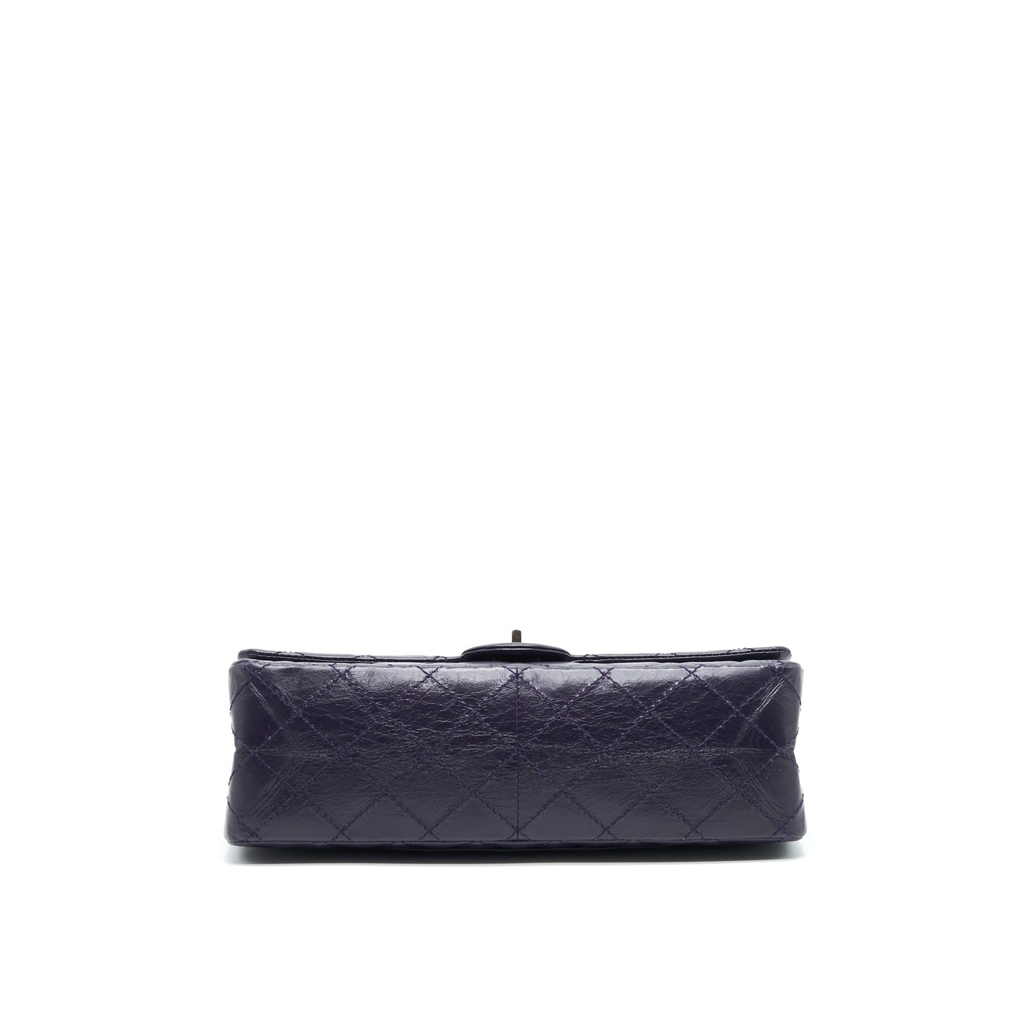 Chanel Reissue 226 in Dark Purple ilver ruthenium hardware
