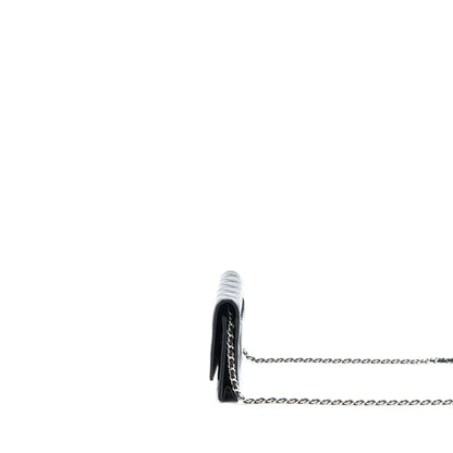 Chanel Classic Wallet on Chain Patent Black SHW
