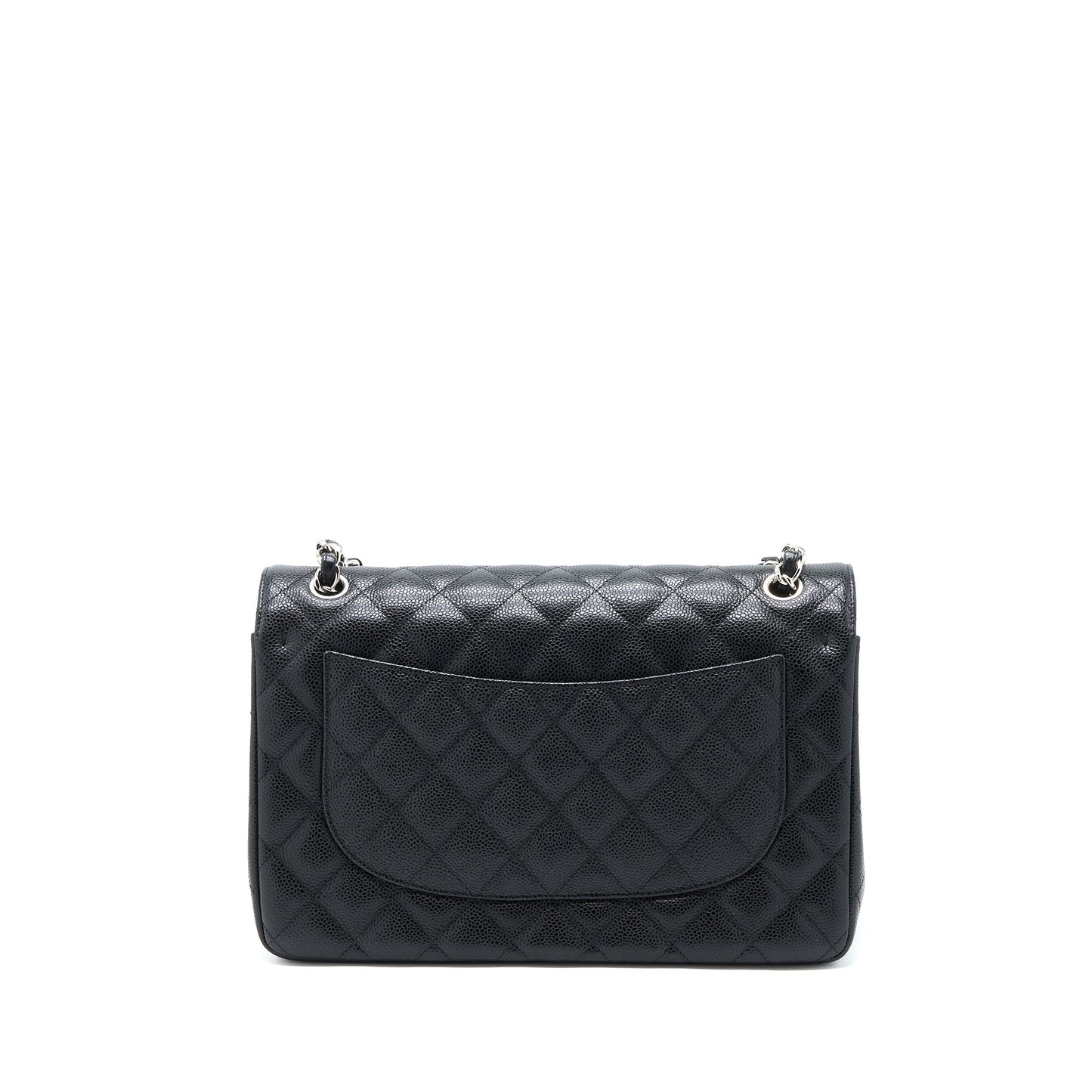 Chanel Jumbo Classic Double Flap Bag Caviar Black SHW